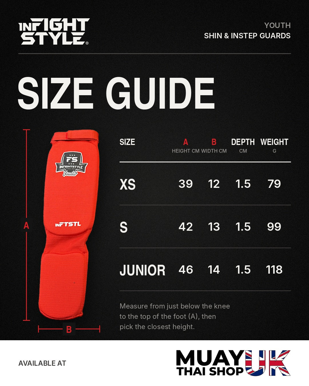 Junior cotton shin RED