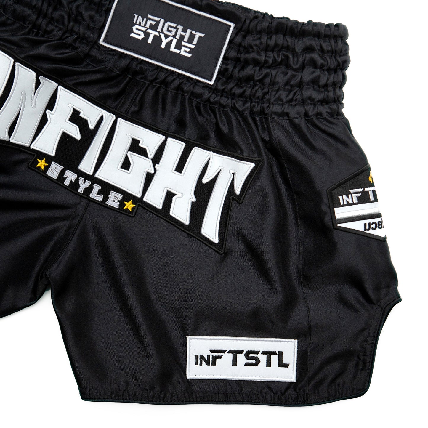 FS Ticket Black Muay Thai shorts
