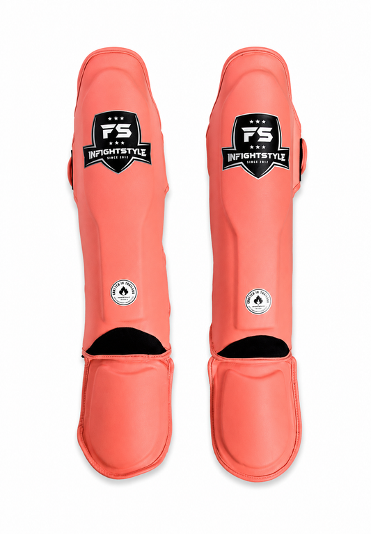 IFS Classic Shin Guard - Coral