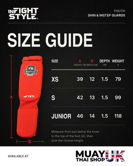 Junior cotton shin BLACK