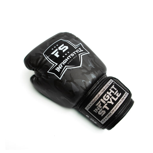 IFS Junior Boxing Glove Black Camo