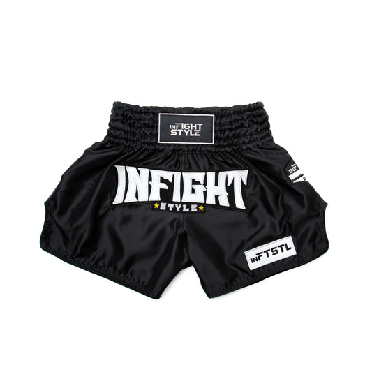FS Ticket Black Muay Thai shorts